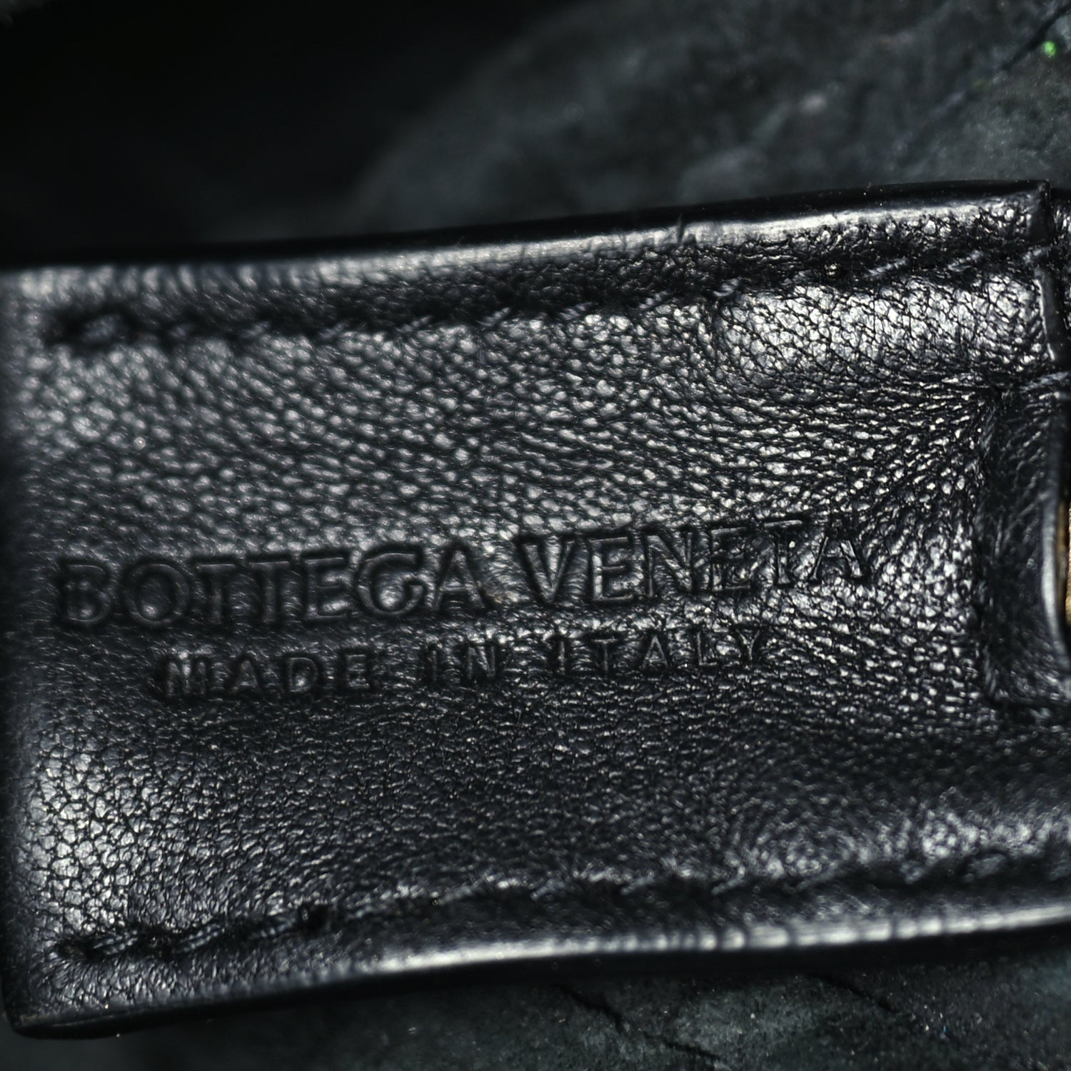 Bottega Veneta Nappa Intrecciato Medium Loop Camera Bag Black