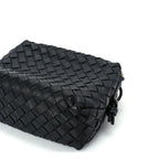Bottega Veneta Nappa Intrecciato Medium Loop Camera Bag Black
