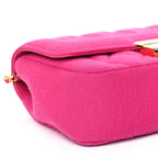 Chanel Jersey Quilted Mini Chic With Me Flap Pink