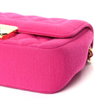 Chanel Jersey Quilted Mini Chic With Me Flap Pink