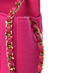 Chanel Jersey Quilted Mini Chic With Me Flap Pink
