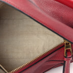 Loewe Calfskin Small Puzzle Bag  Rouge