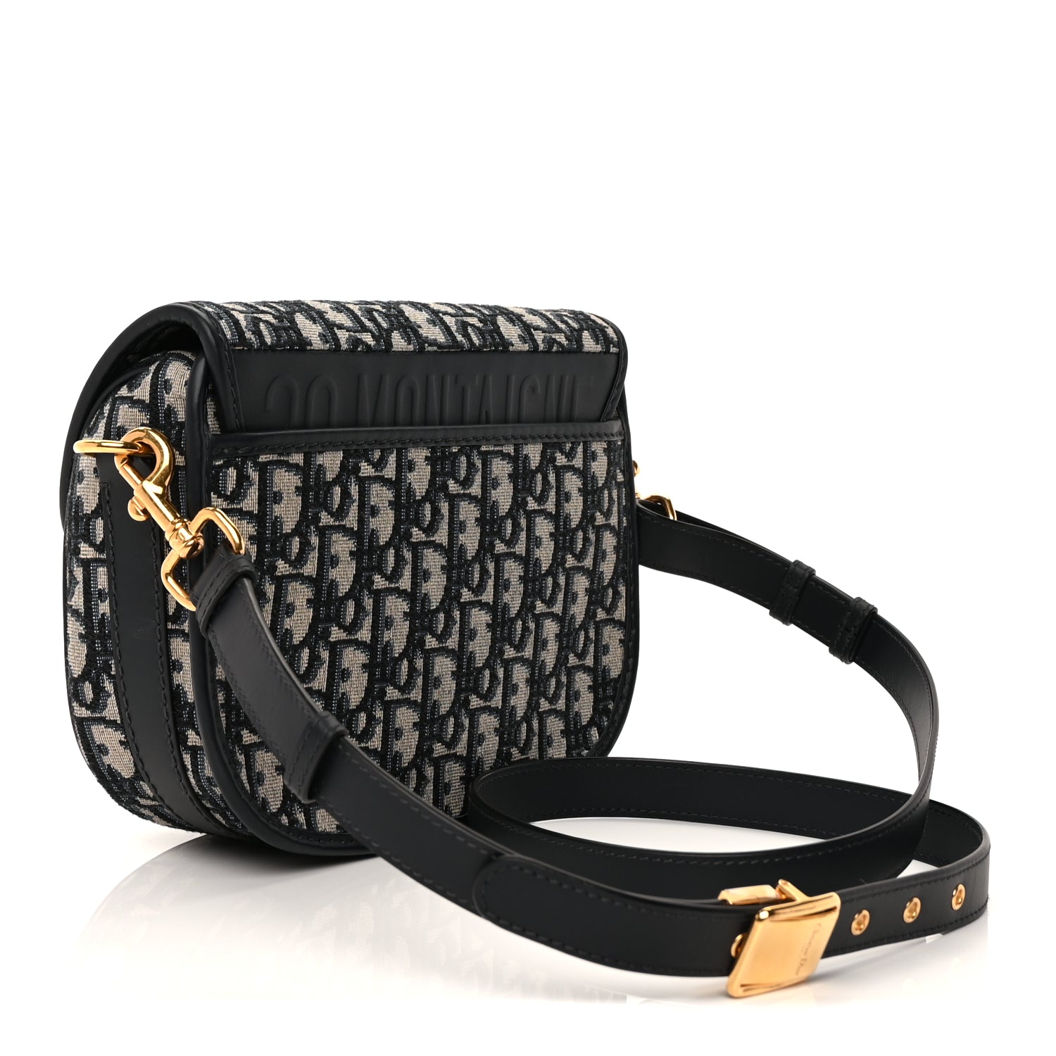 Christian Dior Oblique Medium Bobby Flap Blue