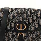 Christian Dior Oblique Medium Bobby Flap Blue