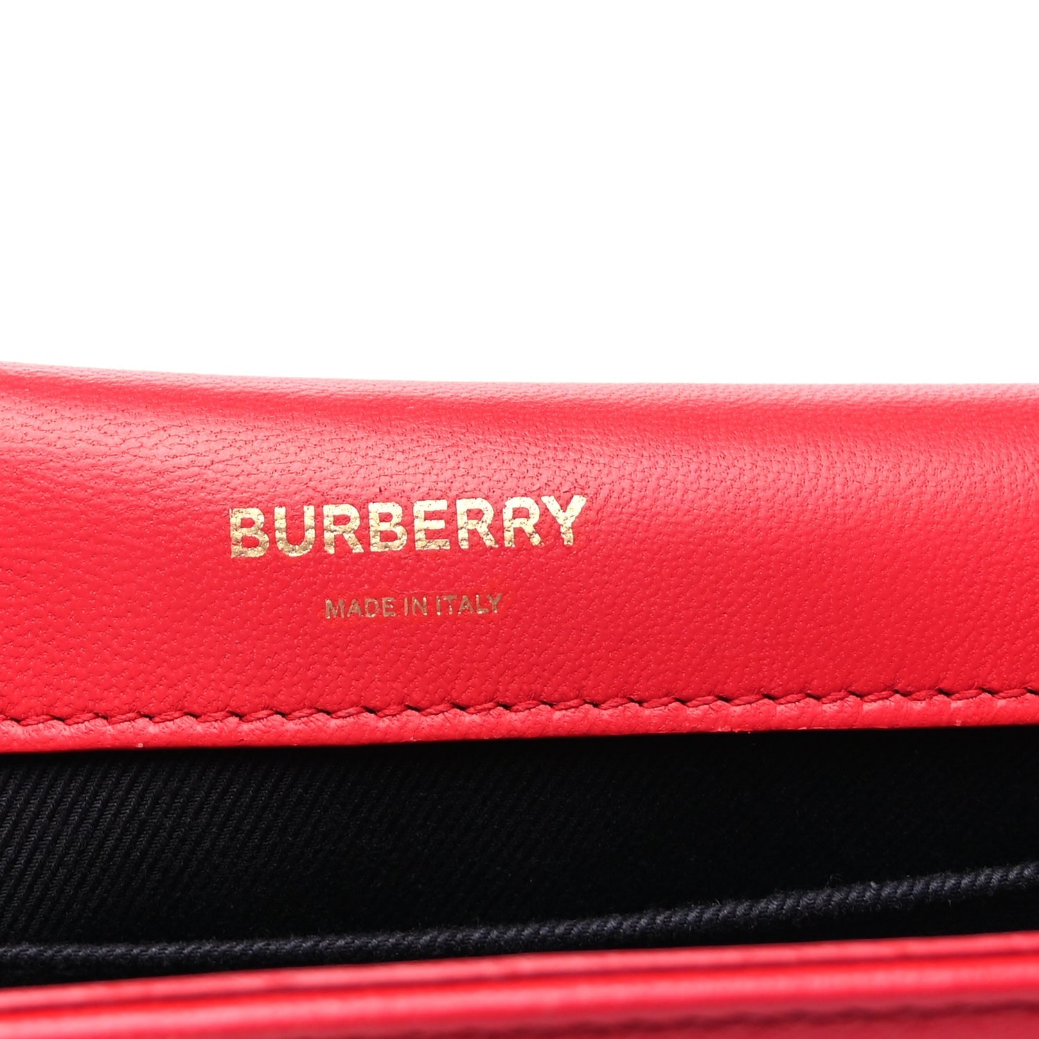 Burberry Lambskin Quilted Small Lola Bag Red