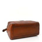 Miu Miu Calfskin Top Handle Bag Cognac