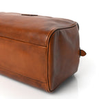 Miu Miu Calfskin Top Handle Bag Cognac