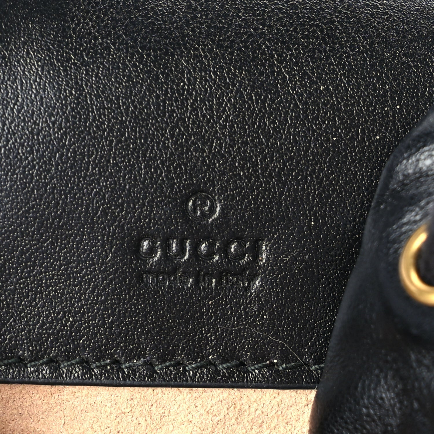 Gucci Calfskin Matelasse Mini GG Marmont 2.0 Bucket Bag Black