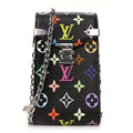 Louis Vuitton LV X TM Monogram Multicolor Phone Pouch Metis  Black