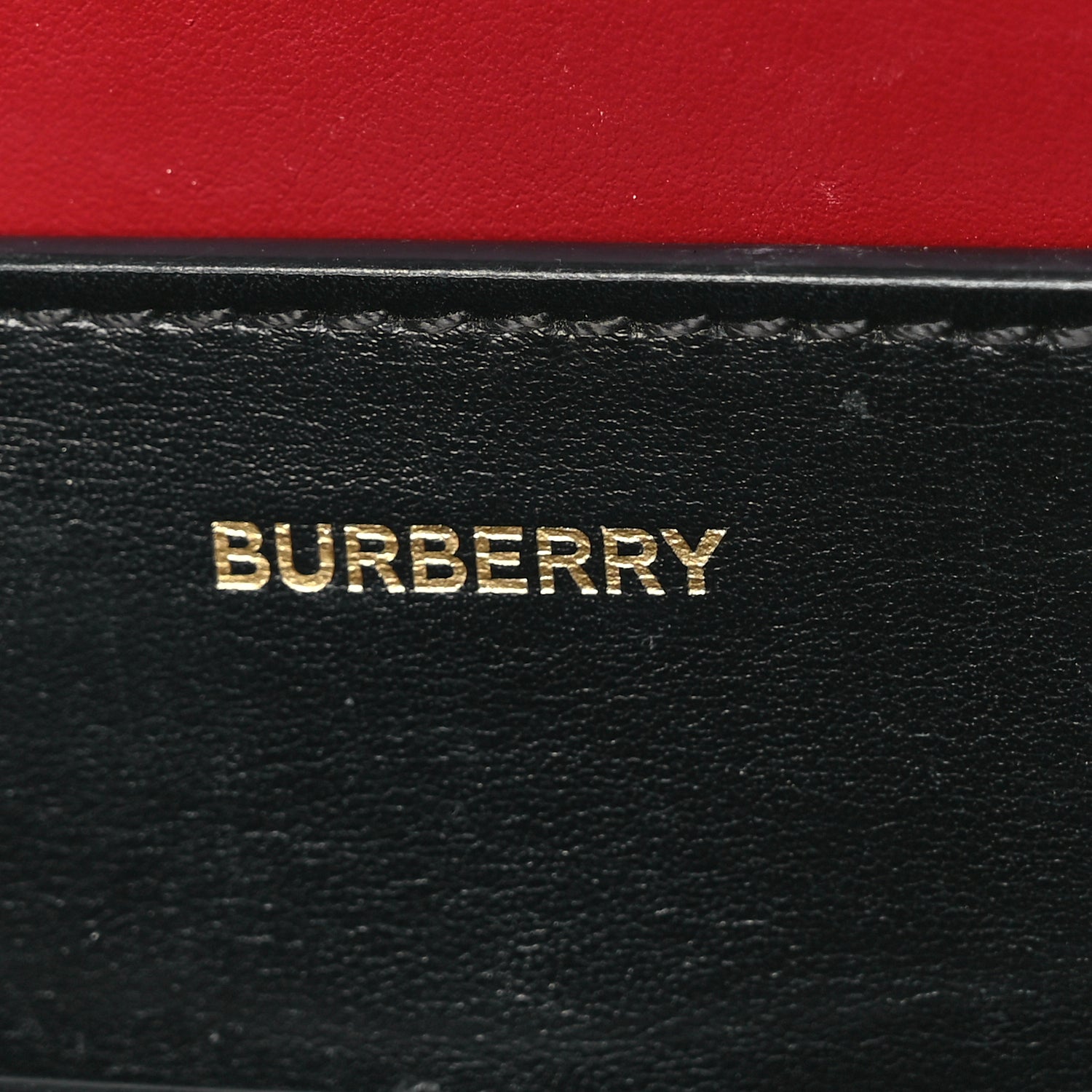 Burberry Calfskin Embossed Monogram Medium Belt Bag  Black
