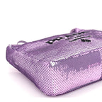 Prada Paillettes Sequin Mini Re-Edition 2000 Bag Lilium Black