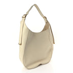 Burberry Signature Grain Extra Large Chess Shoulder Bag Pearl