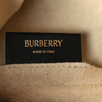 Burberry Signature Grain Extra Large Chess Shoulder Bag Pearl