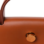 Hermes Toile H Berline Vache Hunter Herbag Zip 31 PM Orange Mecano Fauve