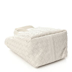 Bottega Veneta Nappa Intrecciato Small Flip Flap Tote Chalk