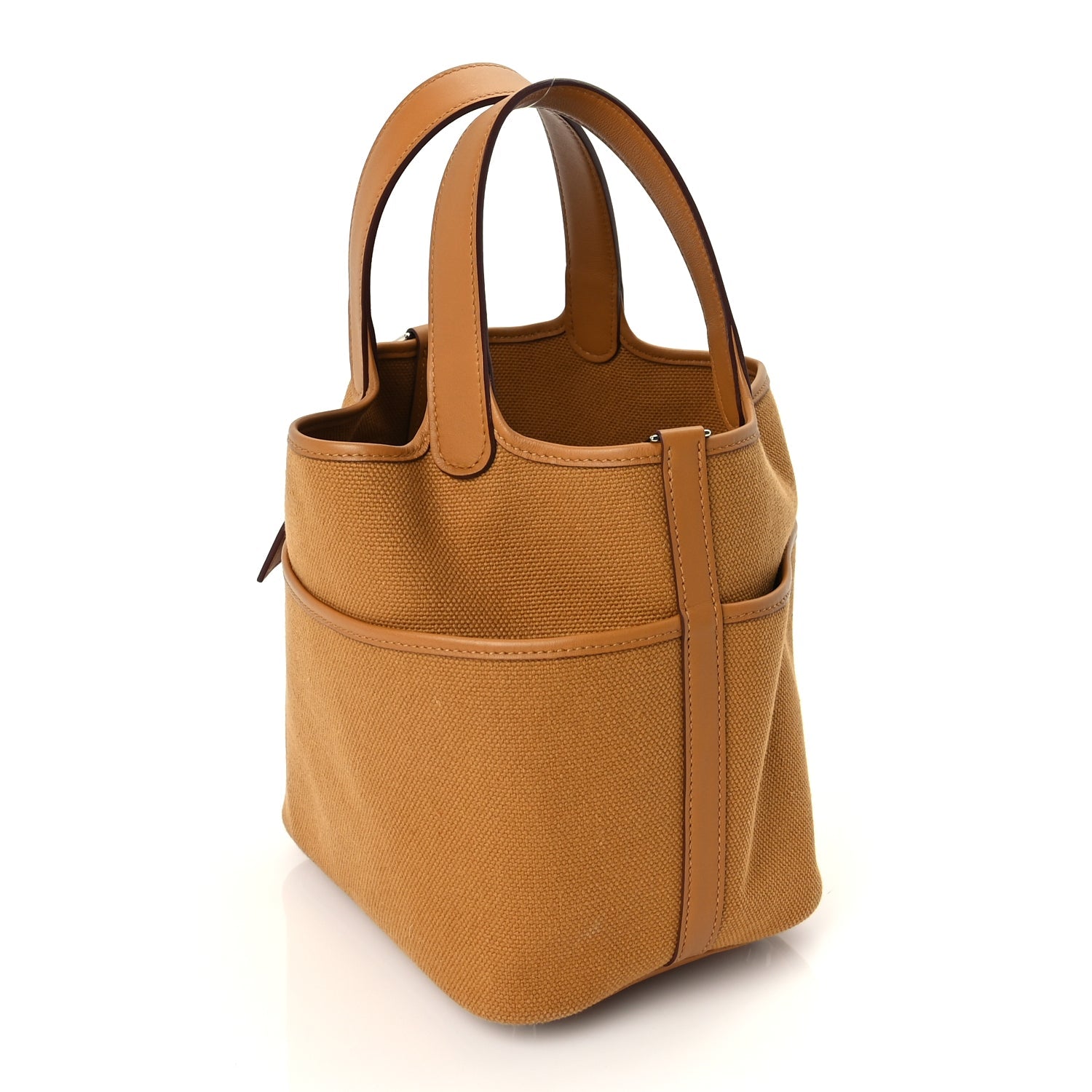 Hermes Toile Goeland Swift Cargo Picotin Lock 18 Sesame