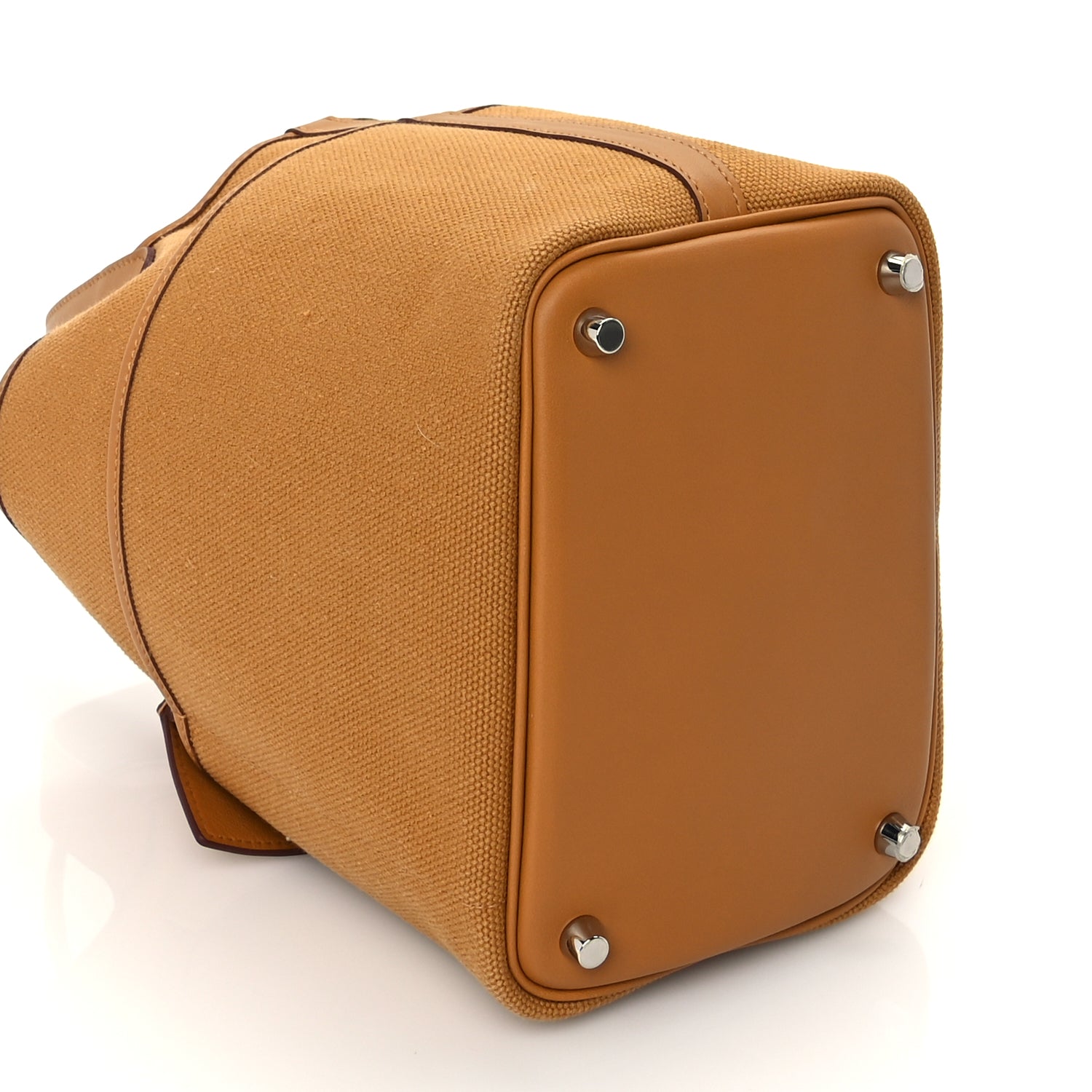 Hermes Toile Goeland Swift Cargo Picotin Lock 18 Sesame