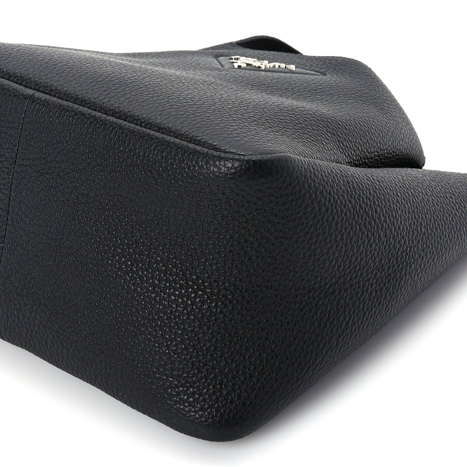 Prada Vitello Daino Soft Small Dynamique Tote Black