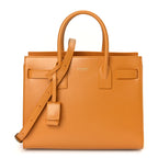 Saint Laurent Palmelatto Calfskin Baby Sac De Jour Senape Yellow