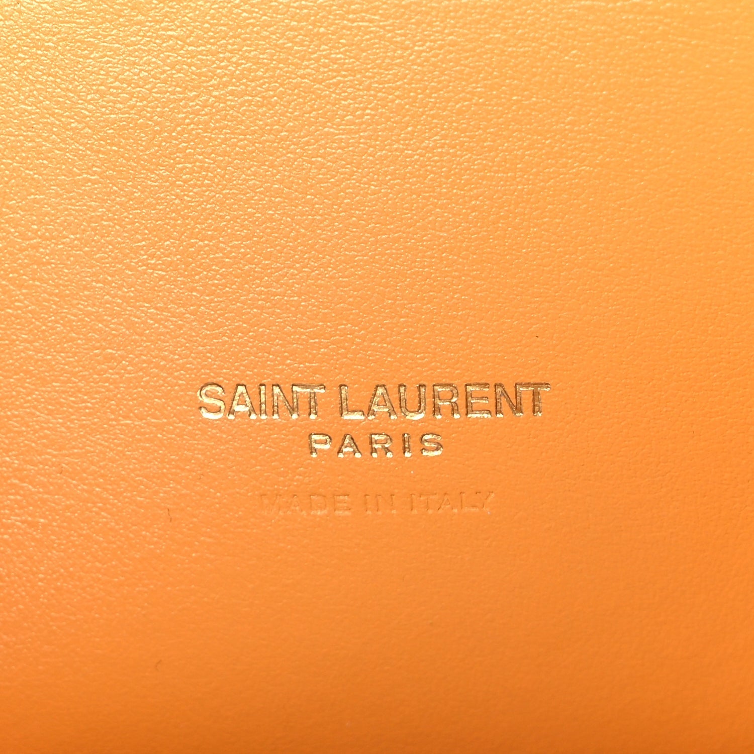 Saint Laurent Palmelatto Calfskin Baby Sac De Jour Senape Yellow