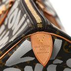 Louis Vuitton Monogram Graffiti Keepall 50  Silver