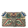 Gucci GG Supreme Monogram Snakeskin Embroidered Small Dionysus Shoulder Bag