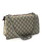 Gucci GG Supreme Monogram Snakeskin Embroidered Small Dionysus Shoulder Bag