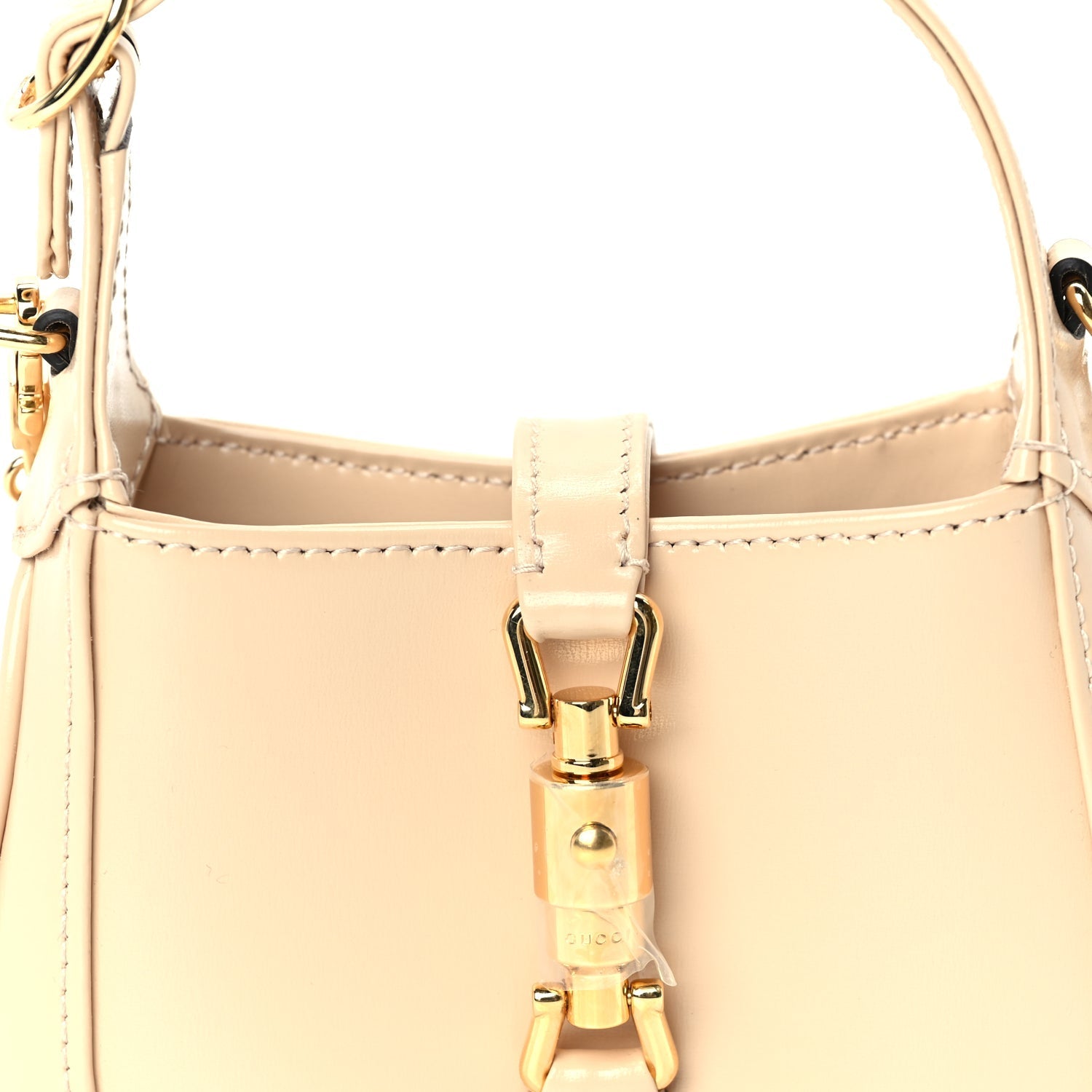 Gucci Boarded Dyana Lux Calfskin Nano Jackie 1961 Hobo Beige