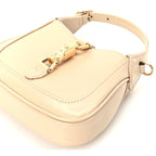 Gucci Boarded Dyana Lux Calfskin Nano Jackie 1961 Hobo Beige
