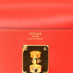 Hermes Evercolor Kelly Retourne 28  Rouge Tomate