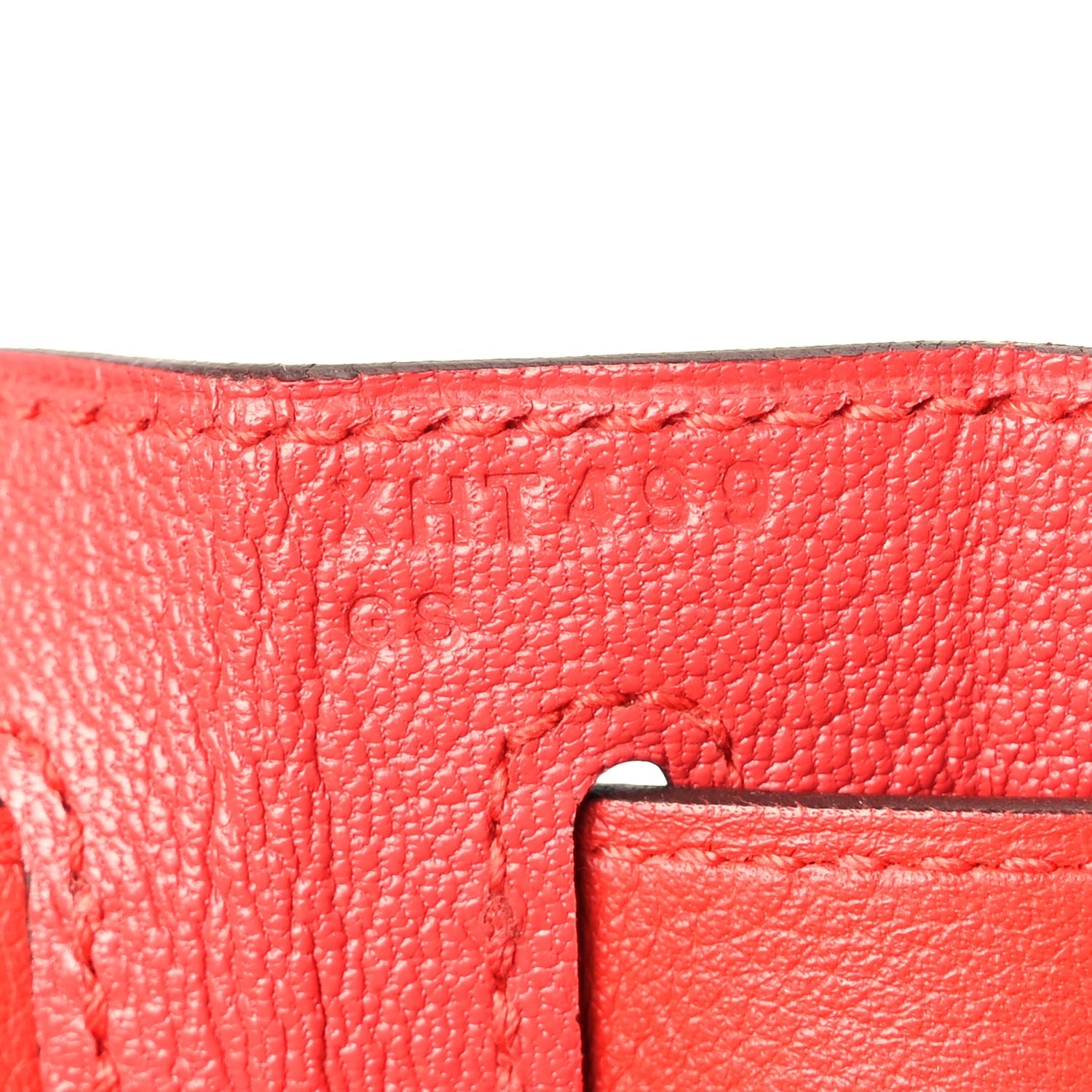 Hermes Evercolor Kelly Retourne 28  Rouge Tomate