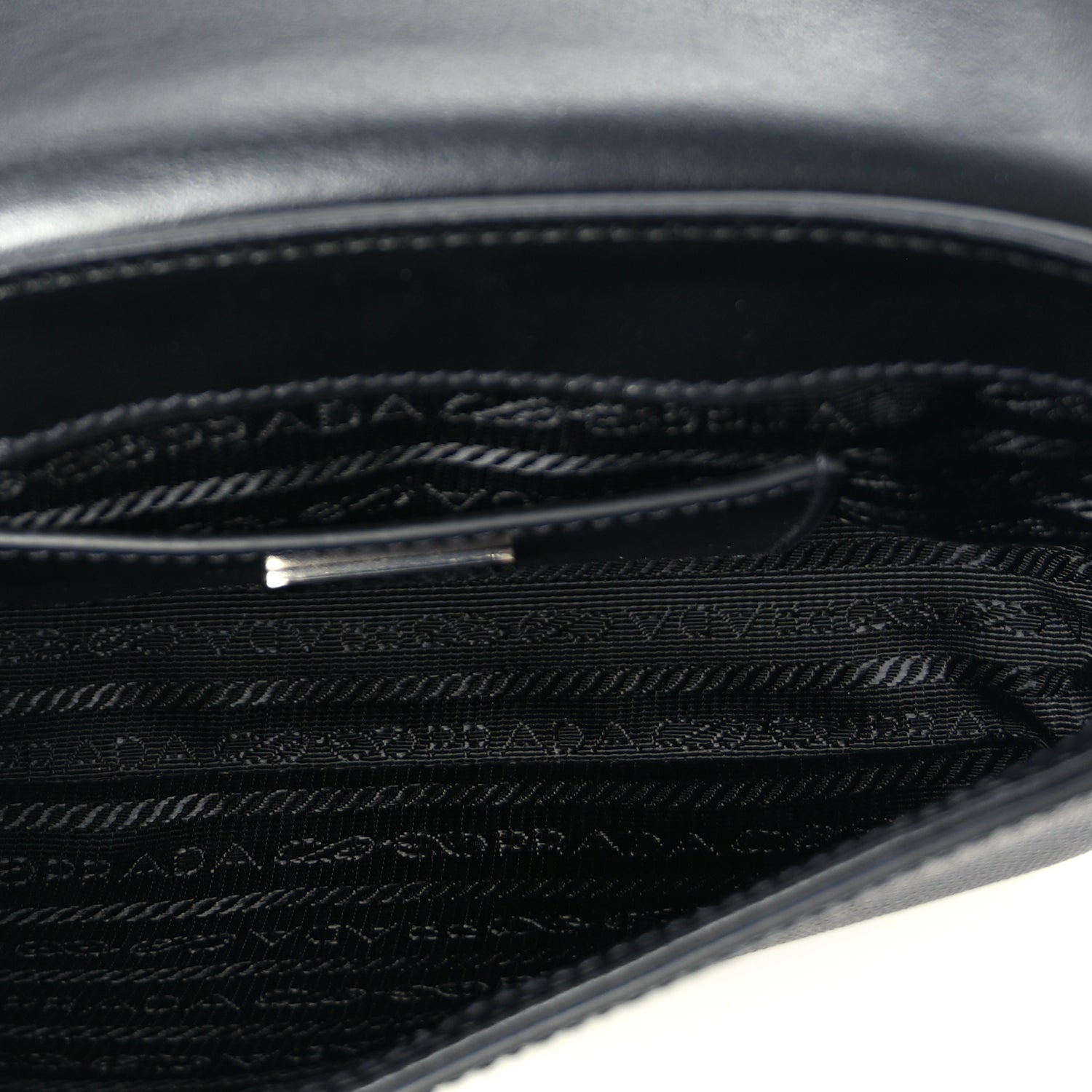 Prada Saffiano Shoulder Bag Black