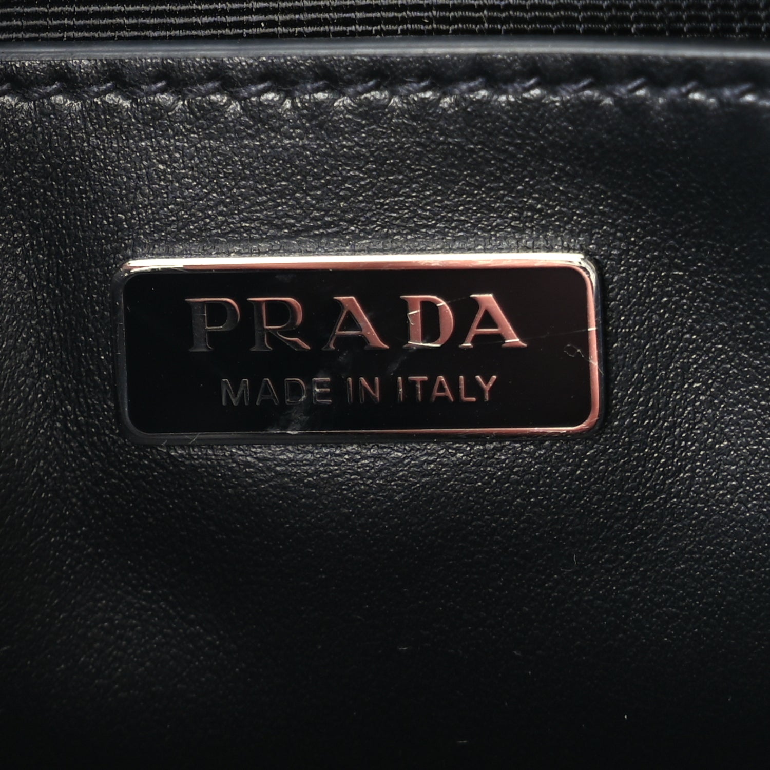 Prada Saffiano Shoulder Bag Black