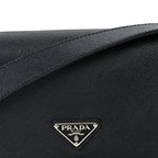 Prada Saffiano Shoulder Bag Black