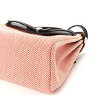 Hermes Criss Viking Vache Hunter Herbag Zip Retourne 31 PM  Ecru Sanguine Ebene