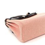 Hermes Criss Viking Vache Hunter Herbag Zip Retourne 31 PM  Ecru Sanguine Ebene