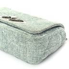 Christian Dior Tweed Macrocannage Small Caro Bag  Light Green