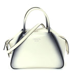 Prada Spazzolato Small Supernova Handbag White Sfumato