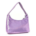 Prada Paillettes Sequin Mini Re-Edition 2000 Bag Lilium Black