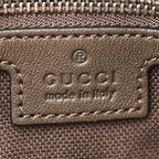 Gucci Sakai Be Green Calfskin Diagonal Stitched Small Blondie Tote Craclet Brown