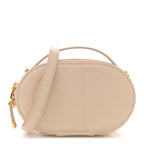 Christian Dior Calfskin CD Signature Oval Crossbody Camera Bag Caramel Beige