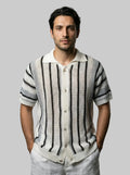 The Ravello Stripe Crochet Shirt