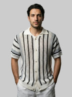 The Ravello Stripe Crochet Shirt