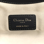 Christian Dior Oblique Fold Over Clutch Blue