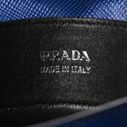 Prada Saffiano Cuir Medium Double Handle Tote Baltico