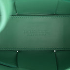 Bottega Veneta Nappa Maxi Intreccio Mini Arco Tote Green
