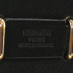 Hermes Military Toile Vache Hunter Herbag Zip Retourne 20 Ecru Black