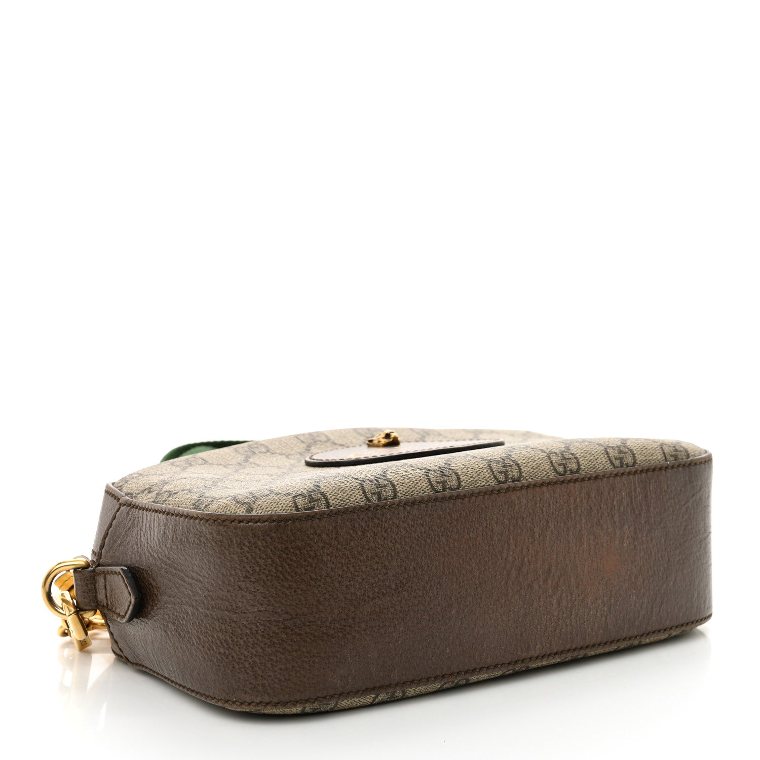 Gucci GG Supreme Monogram Web Neo Vintage Shoulder Bag Beige New Acero Crop