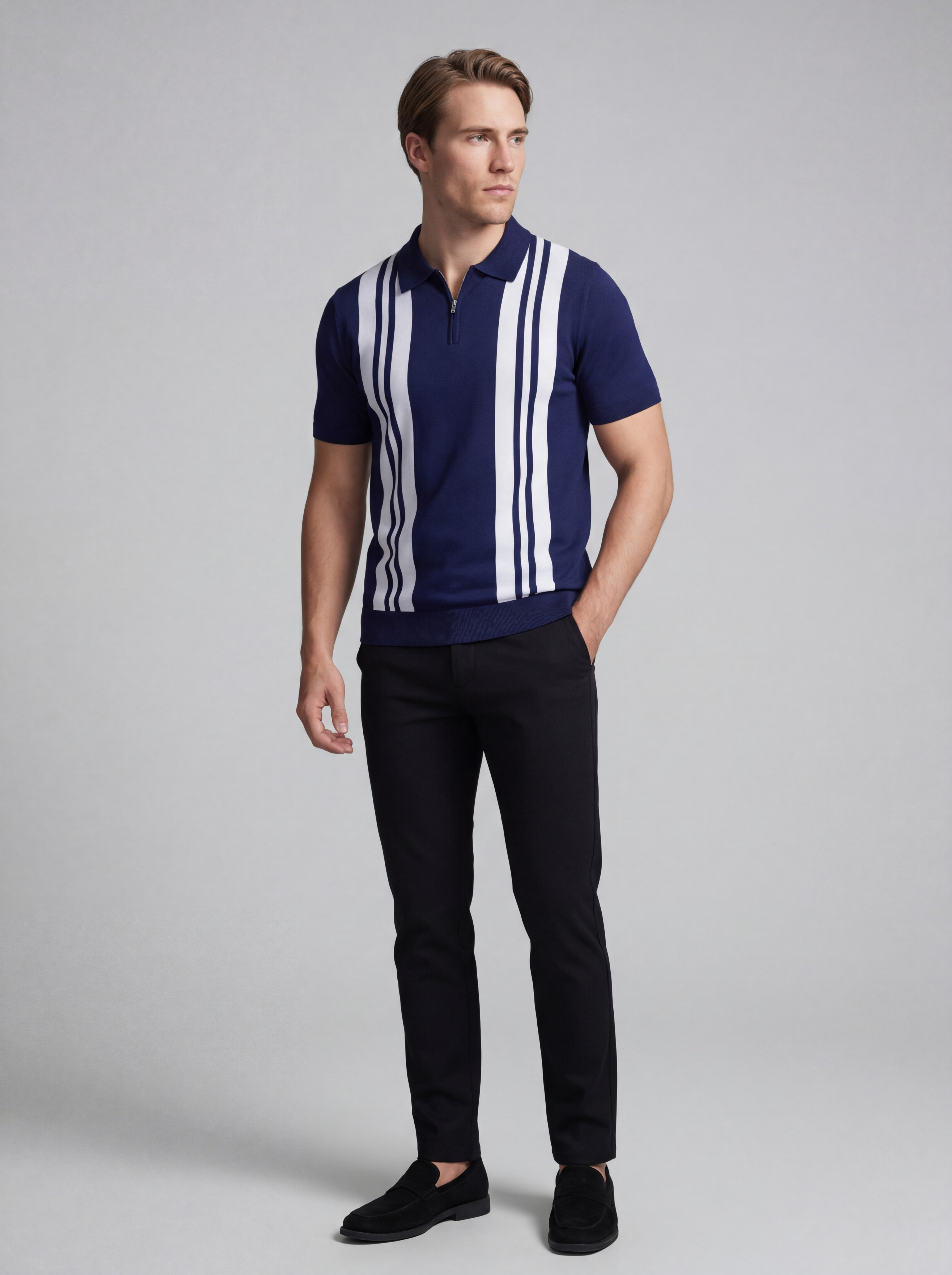 Navy full body